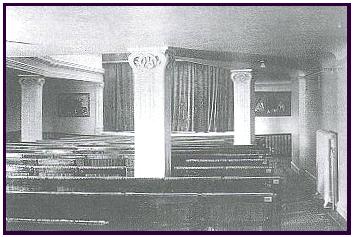 Strindberg's theater with Bcklin's painting on the right side, doc.Hans Holenweg 